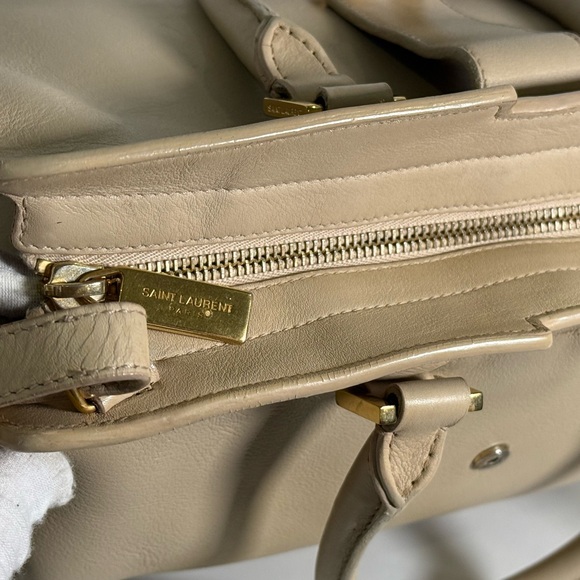 Authentic YSL Beige Cabass - Picture 4 of 9